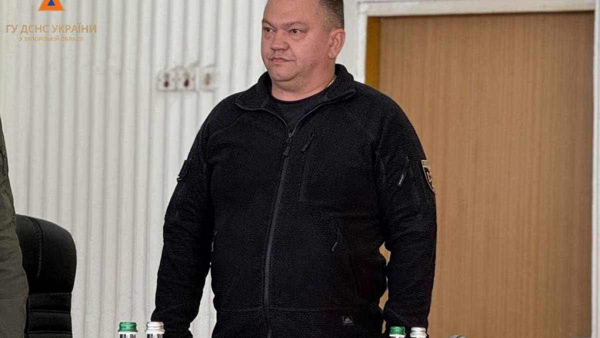 У прифронтовій Запорізькій області – новий начальник ГУ ДСНС
