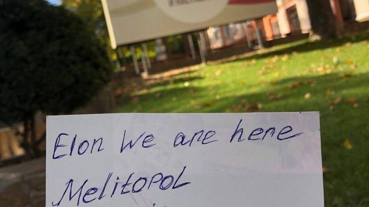 Мешканці тимчасово окупованих територій звернулися до Ілона Маска