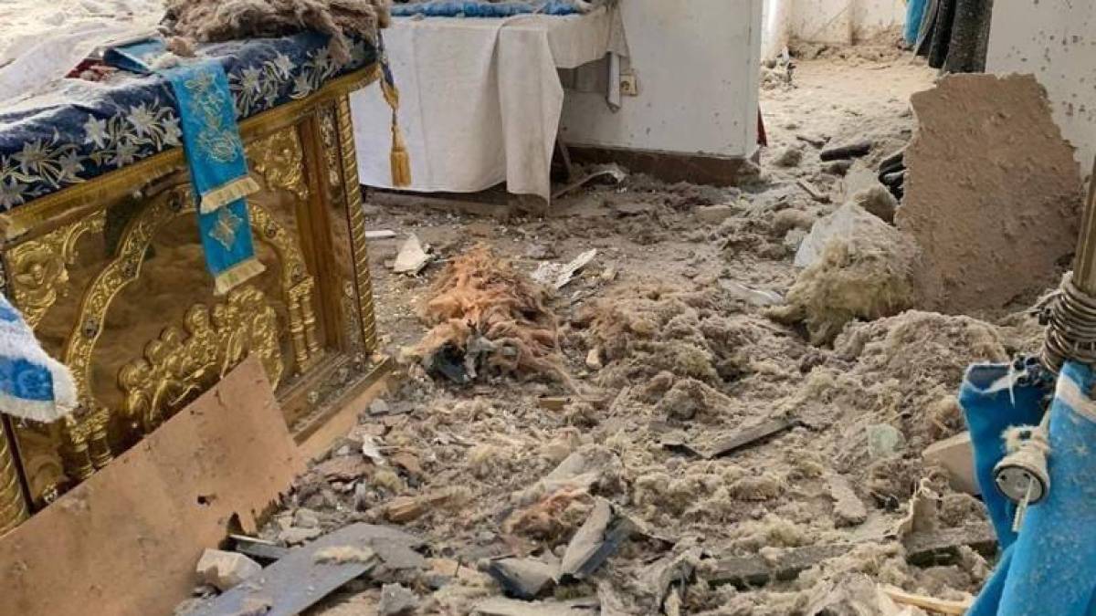 У Херсоні показали обстріляну росіянами церкву