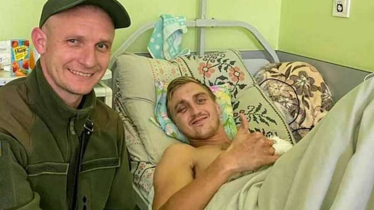 Військовослужбовці запорізької бригади Нацгвардії відвідали поранених побратимів