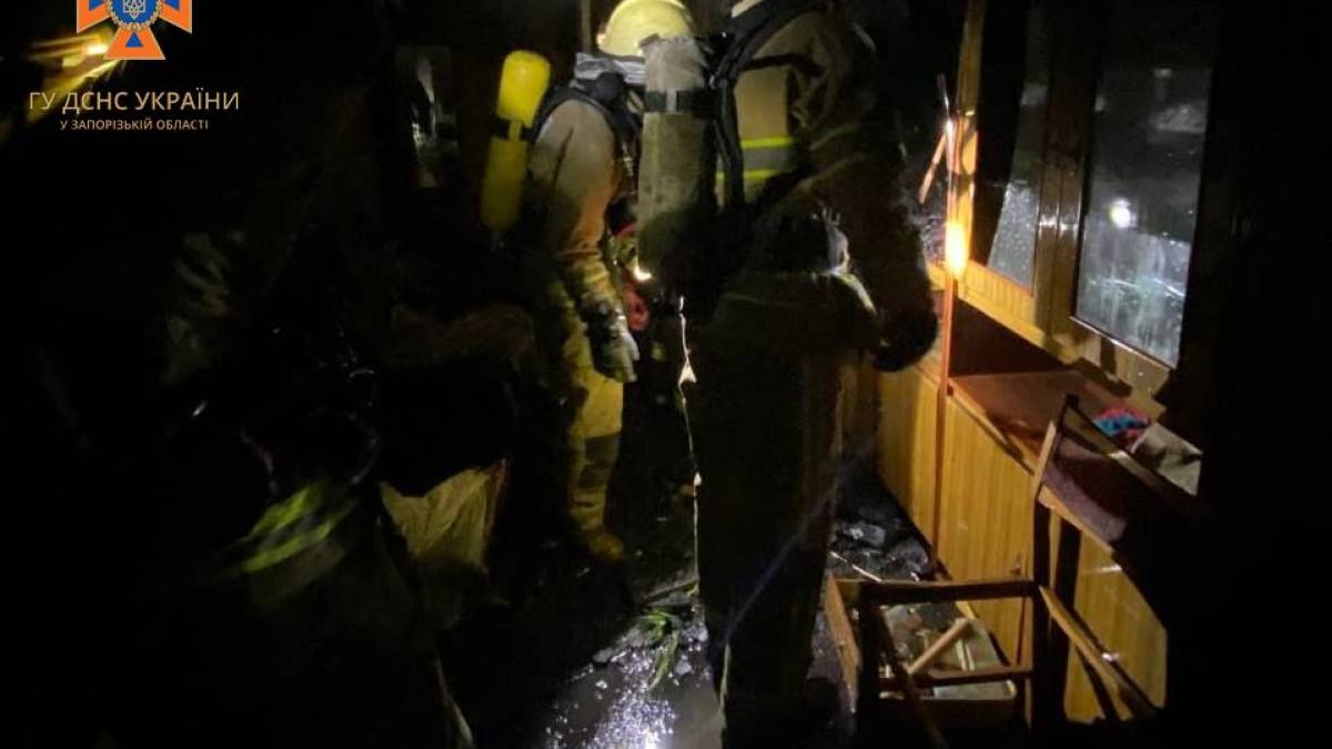 У Запоріжжі на пожежі загинула 91-річна пенсіонерка