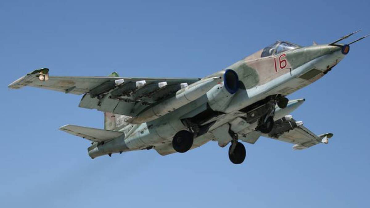 Силы обороны сбили российский Су-25 под Авдеевкой