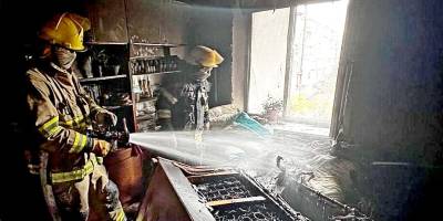 На пожежі в багатоповерхівці обласного центру загинула літня жінка (фото)