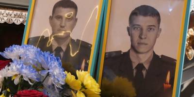 У Запоріжжі провели  в останню путь рятувальників, які загинули під час ворожого обстрілу