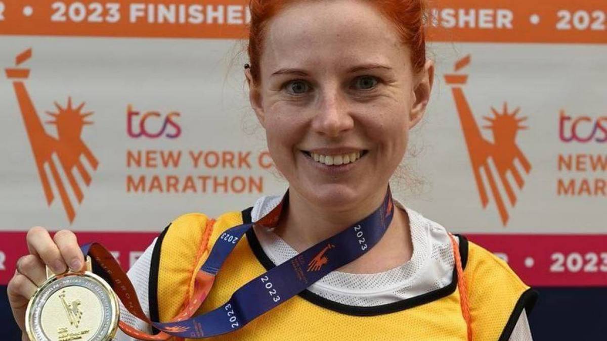 Яніна Цибульська з Енергодара взяла участь в Нью-Йоркському марафоні