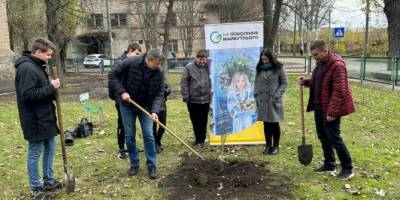 У Запоріжжі висадили незвичайні дуби – фото