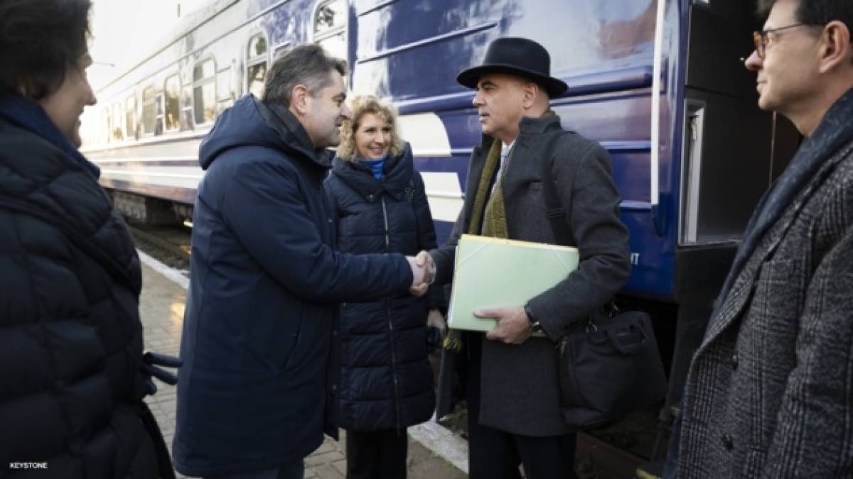 До Києва прибув президент Швейцарської конфедерації Ален Берсе