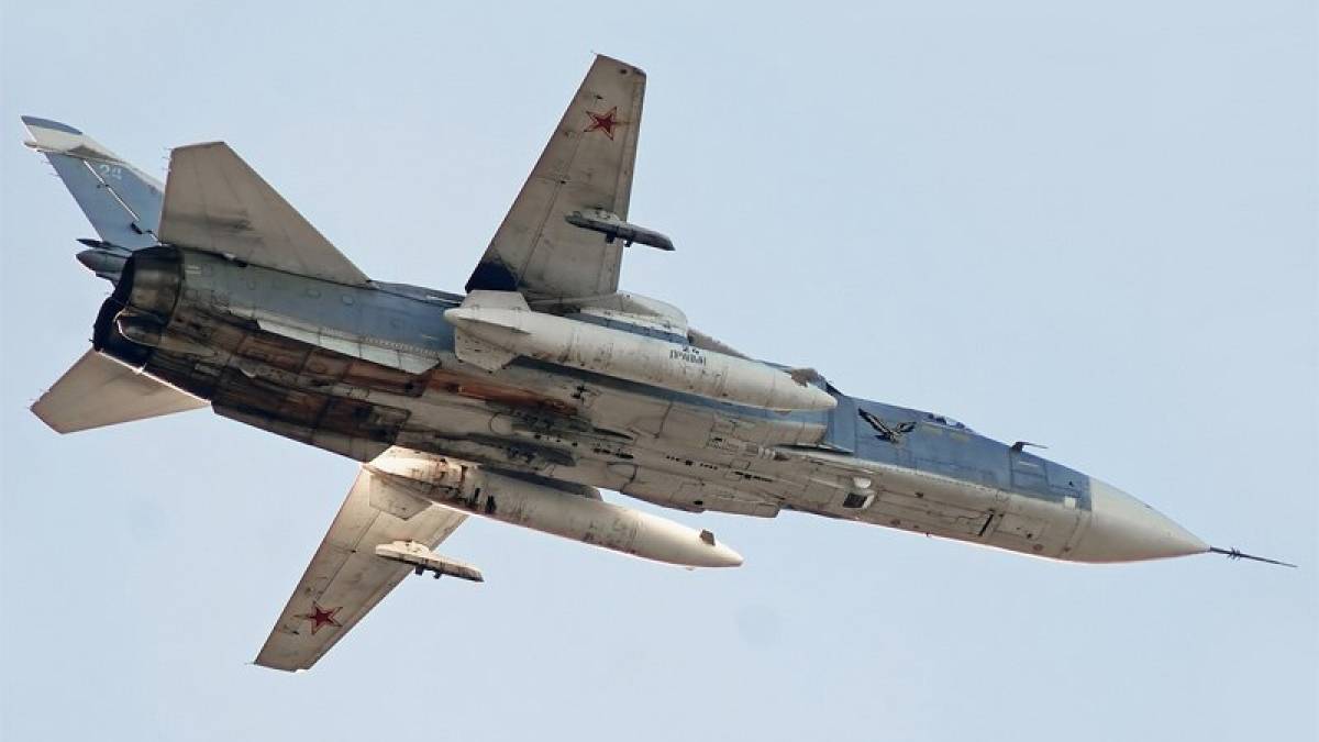 ЗСУ збили російський бомбардувальник Су-24 М
