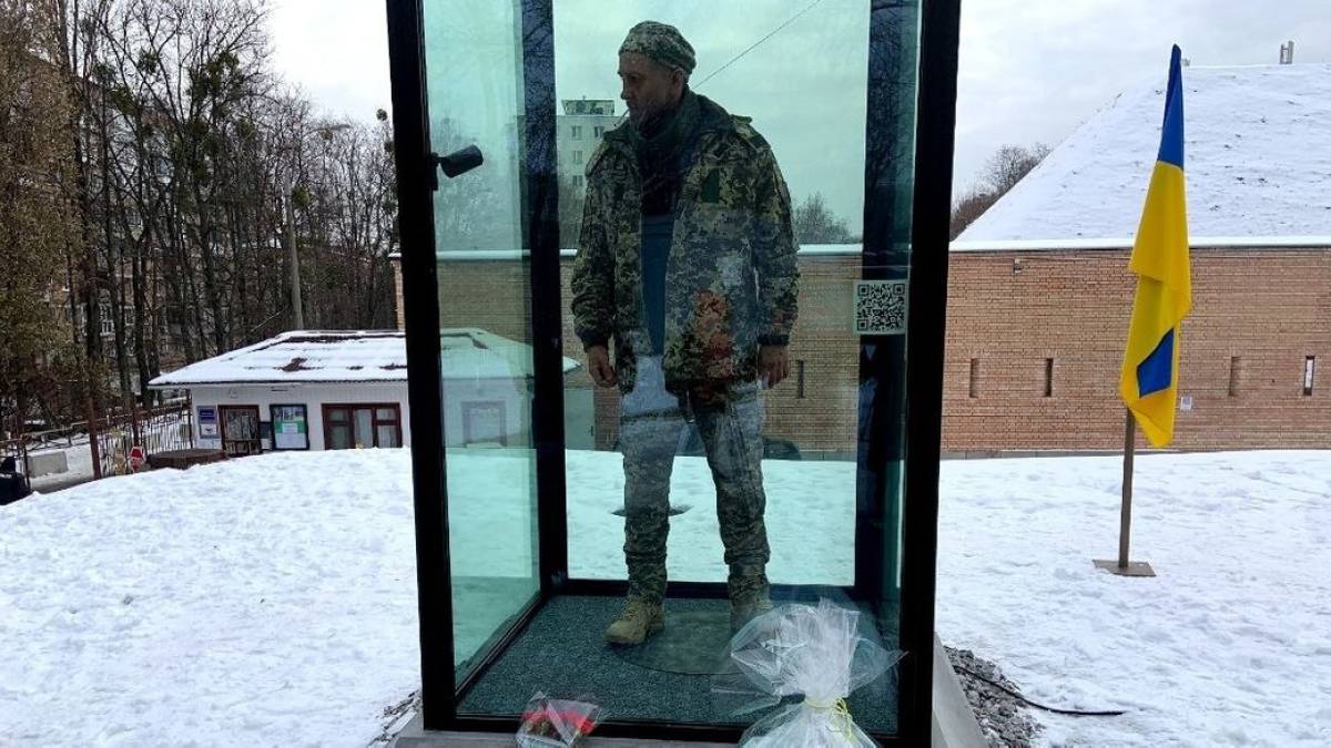 Пам’ятник (воскову фігуру) Герою Олександру Мацієвському відкрили у Києві