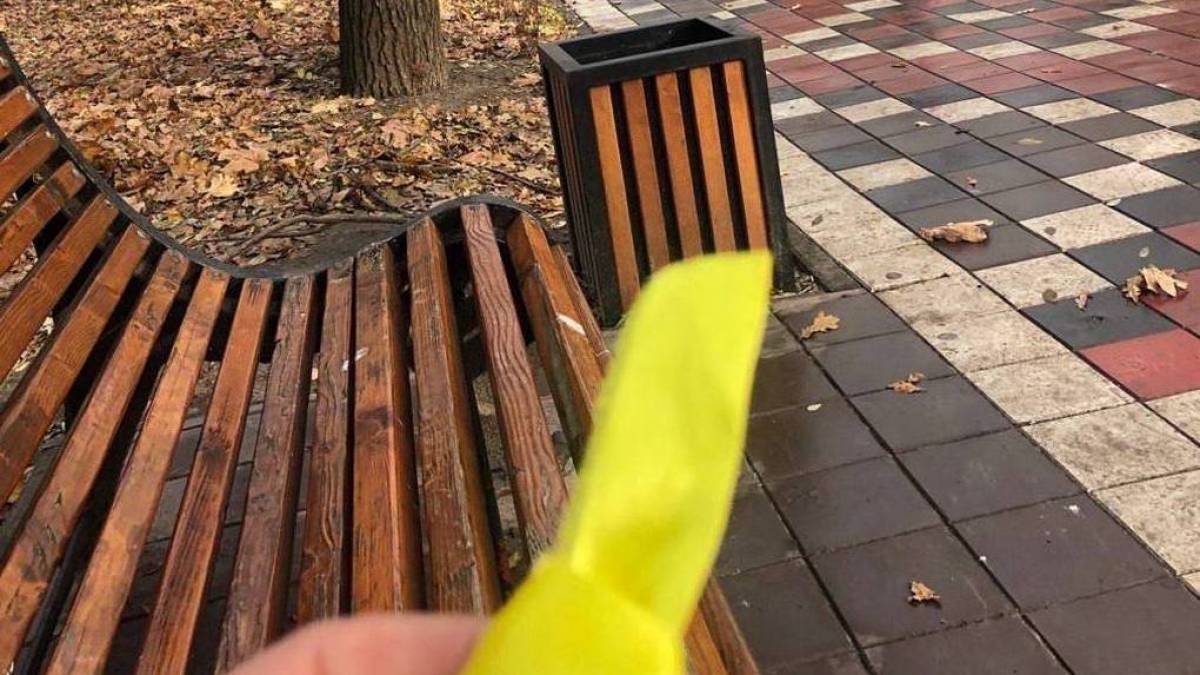 Активісти руху «Жовта Стрічка» вкотре оголосили окупантам, що Мелітополь – це Україна