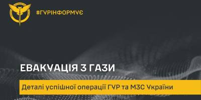 ГУР звітує: евакуацію з Гази завершено, з небезпечної зони повернули понад триста громадян України