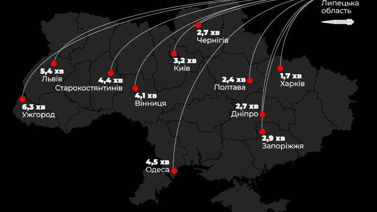 Ракетна атака України. Вибухи у Старокостянтинові. Вибухи у Києві – робота ППО