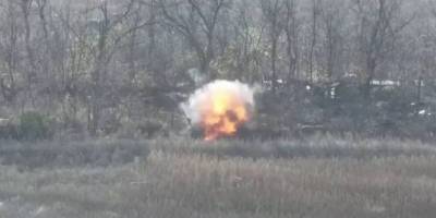 Прикордонники на Запорізькому напрямку знищили ворожу вогневу позицію – відео