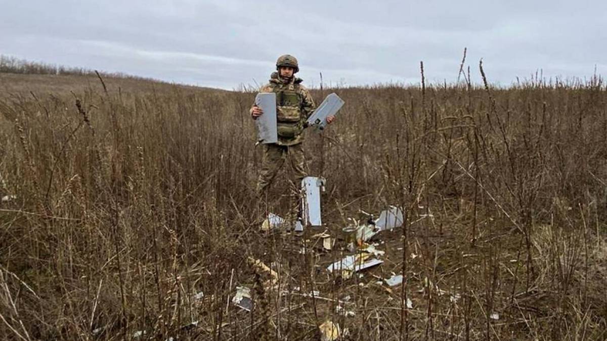 На Запоріжжі гвардійці знищили ворожий безпілотник «Ланцет» вогнем із автоматів