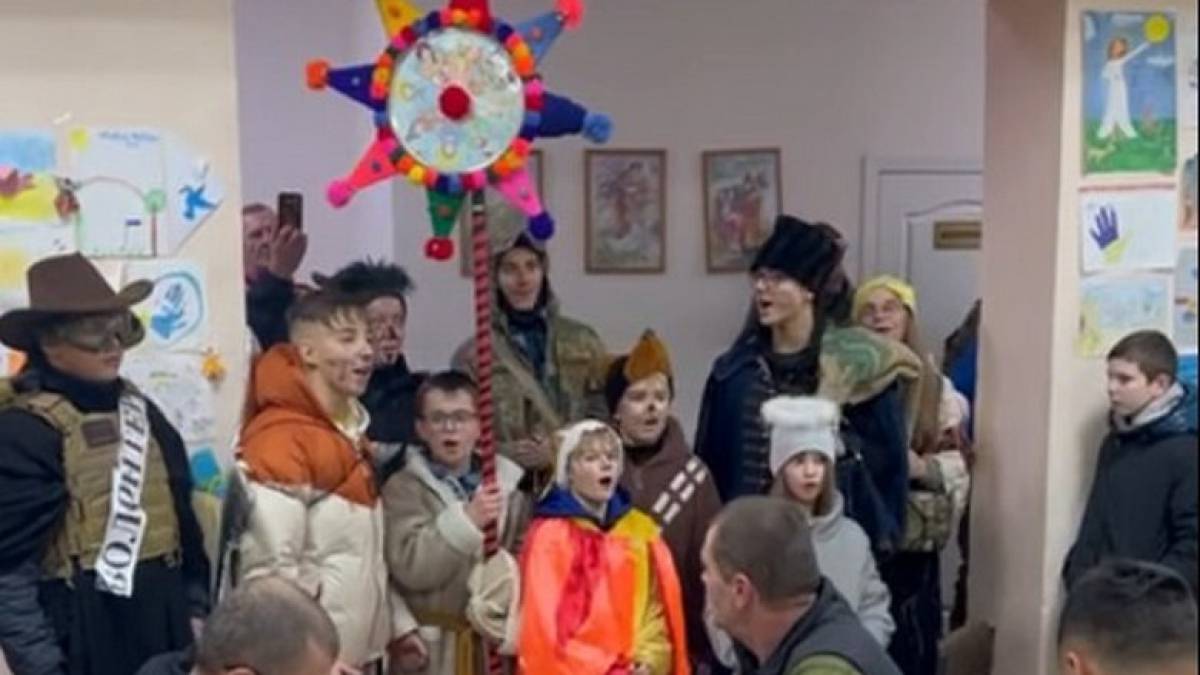 Бійці Запорізької бригади тероборони приймали дорогих гостей – колядників