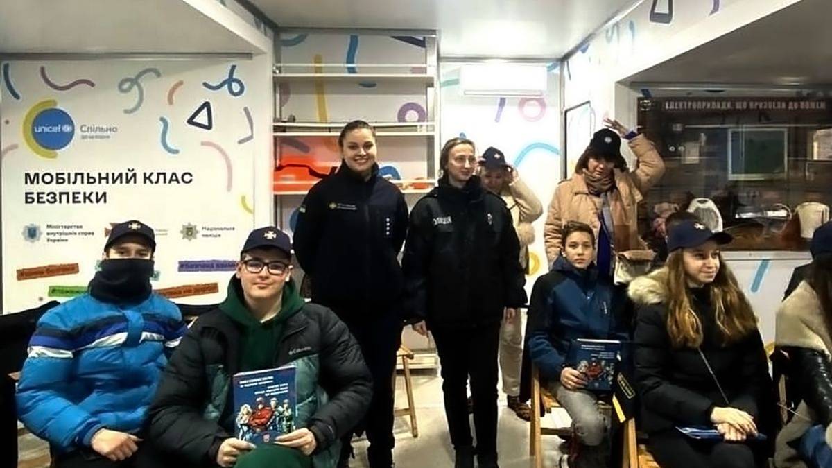 Мобільний клас UNICEF Ukraine продовжує свою роботу у Запорізькій області
