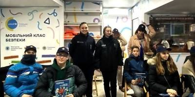 Мобільний клас UNICEF Ukraine продовжує свою роботу у Запорізькій області