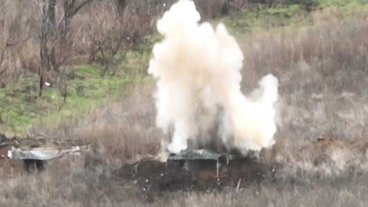 На Запорізькому напрямку прикордонники знищили вогневу позицію ворога (відео)