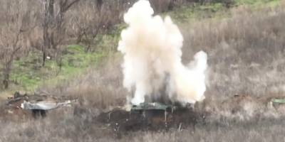 На Запорізькому напрямку прикордонники знищили вогневу позицію ворога (відео)
