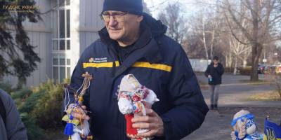 Рятувальники з Гуляйполя отримали обереги від берегинь культури