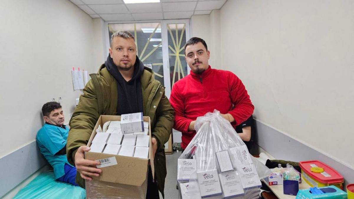 Енергодарці передали до шпиталю медикаменти та перев’язувальні матеріали