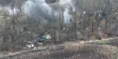 На Запоріжжі аеророзвідка прикордонників навела удар артилерії ЗСУ на окупантів (відео)