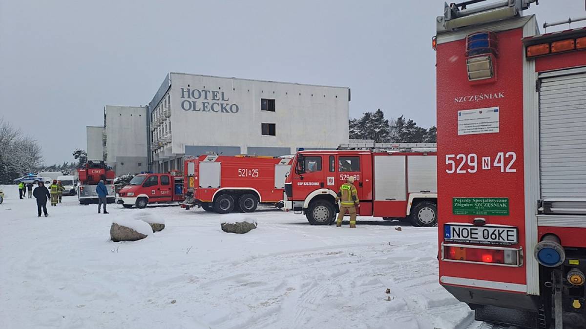 У Польщі горів готель, де проживали воєнні біженці з України