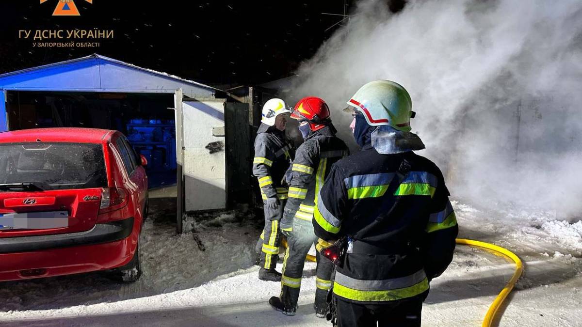 У Запоріжжі сталася смертельна пожежа в гаражі