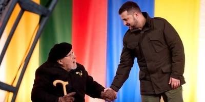Звернення до литовського народу Володимира Зеленського та Гітанаса Наусєди (відео)