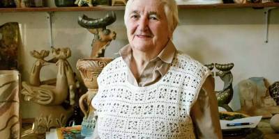 У віці ста років померла Оксана Грудзинська – авторка панно на станції київського метро «Хрещатик»