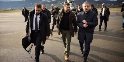 Зеленський розпочав робочий візит до Швейцарії