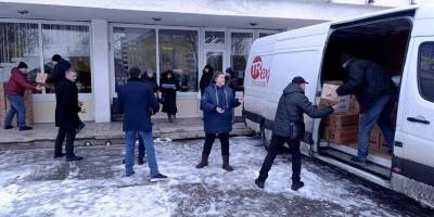 Енергодарці зібрали для госпіталю, де лікуються поранені захисники, тонну продуктів