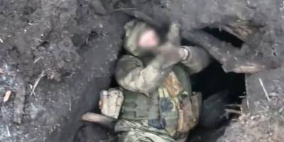 На Запорізькому напрямку ворожий піхотинець здався в полон… нашому дрону (відео)