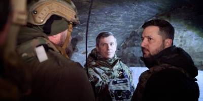 Зеленський відвідав передові позиції ЗСУ в районі Роботиного