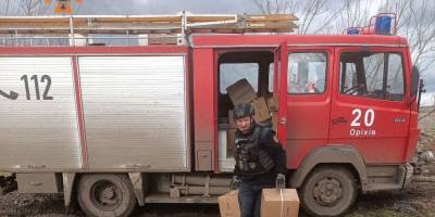На Запоріжжі рятувальники доставили мешканцям прифронтових сіл 2500 кілограмів продуктів