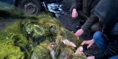 На Запоріжжі затримали боаконьєрів, які незаконно добули 450 кг риби