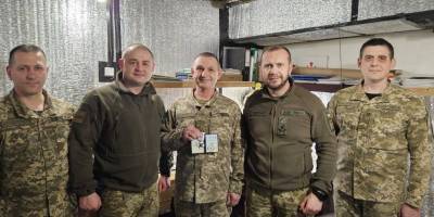 На Запорізькому напрямку прикордонникам вручили державні нагороди та відомчі відзнаки