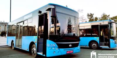 Нові автобуси ЗАЗ поставлені у Миколаїв