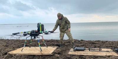 Військові показали, як спеціальні БпЛА обстежують морські акваторії на півдні України