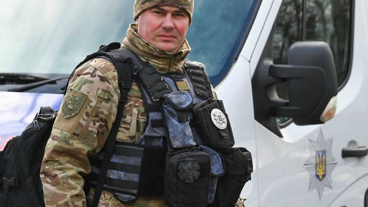 Обличчя війни: поліцейський-парамедик із Запоріжжя Андрій Грачов