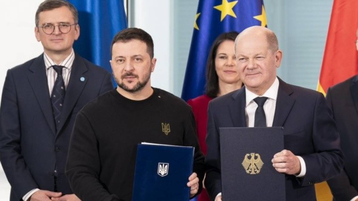 У Берліні Зеленський і Шольц підписали двосторонню безпекову угоду