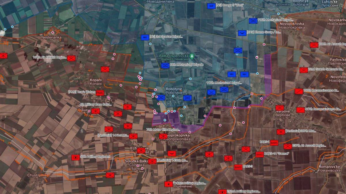 На Запорізькому напрямку відбито дві спроби штурму