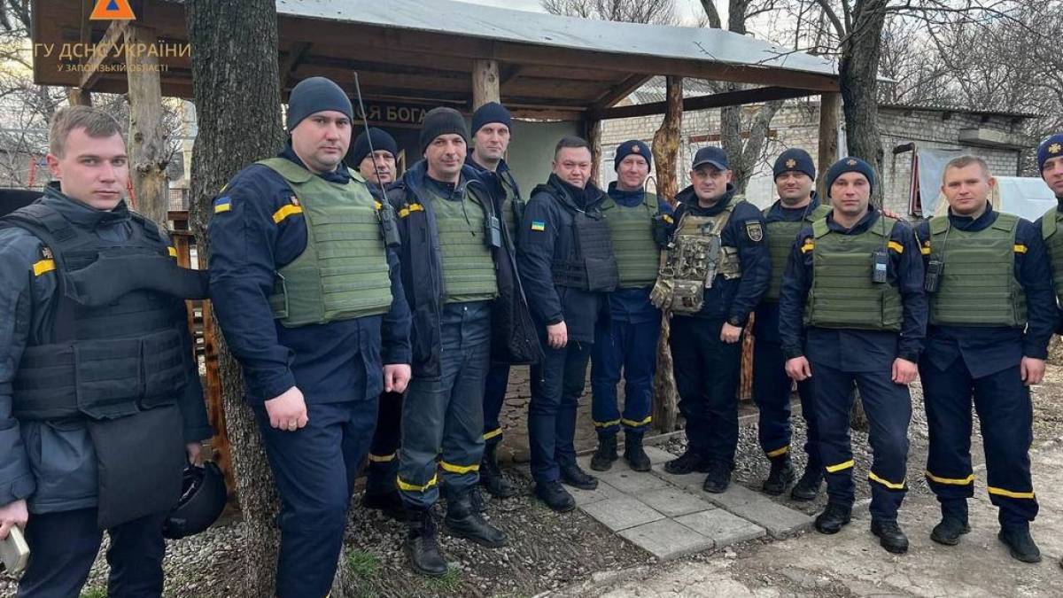На Запоріжжі перевірили, як несуть службу рятувальники у прифронтових підрозділах