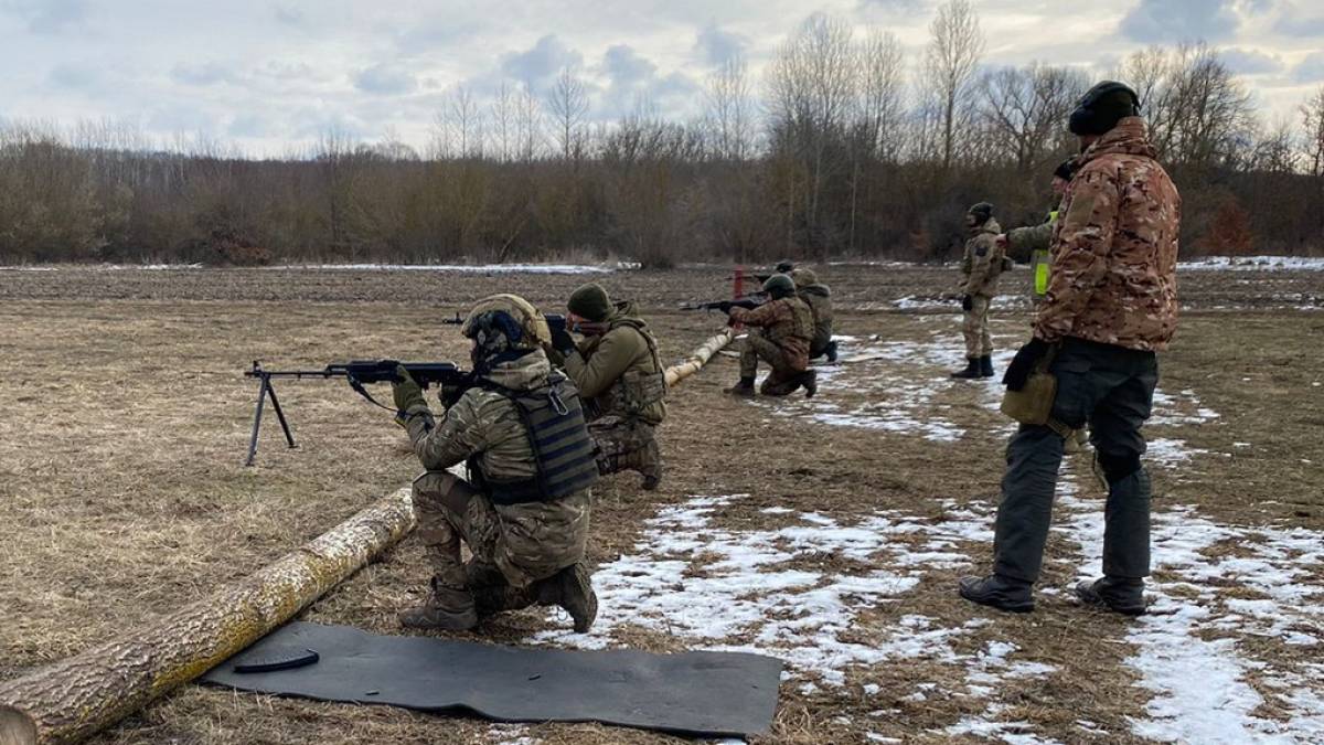 Тренуються бійці Запорізької бригади тероборони (фото)