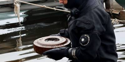 Водолази ДСНС провели комплексні тренування в акваторії річки Дніпро (фото)