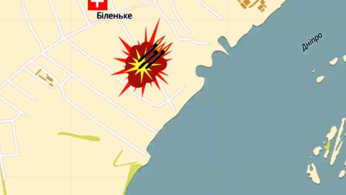 рашисты обстреляли село Запорожского района кассетными боеприпасами