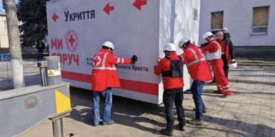 На Запоріжжі у прифронтових містах встановили мобільні укриття