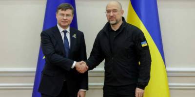 Денис Шмигаль та Валдіс Домбровскіс обговорили лібералізацію торгівлі між Україною та ЄС