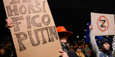 У Словаччині тисячі людей вийшли на протест через політику уряду щодо рф