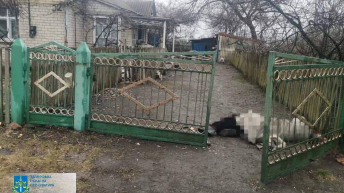 На Запорожье рашисты убили 76-летнюю женщину